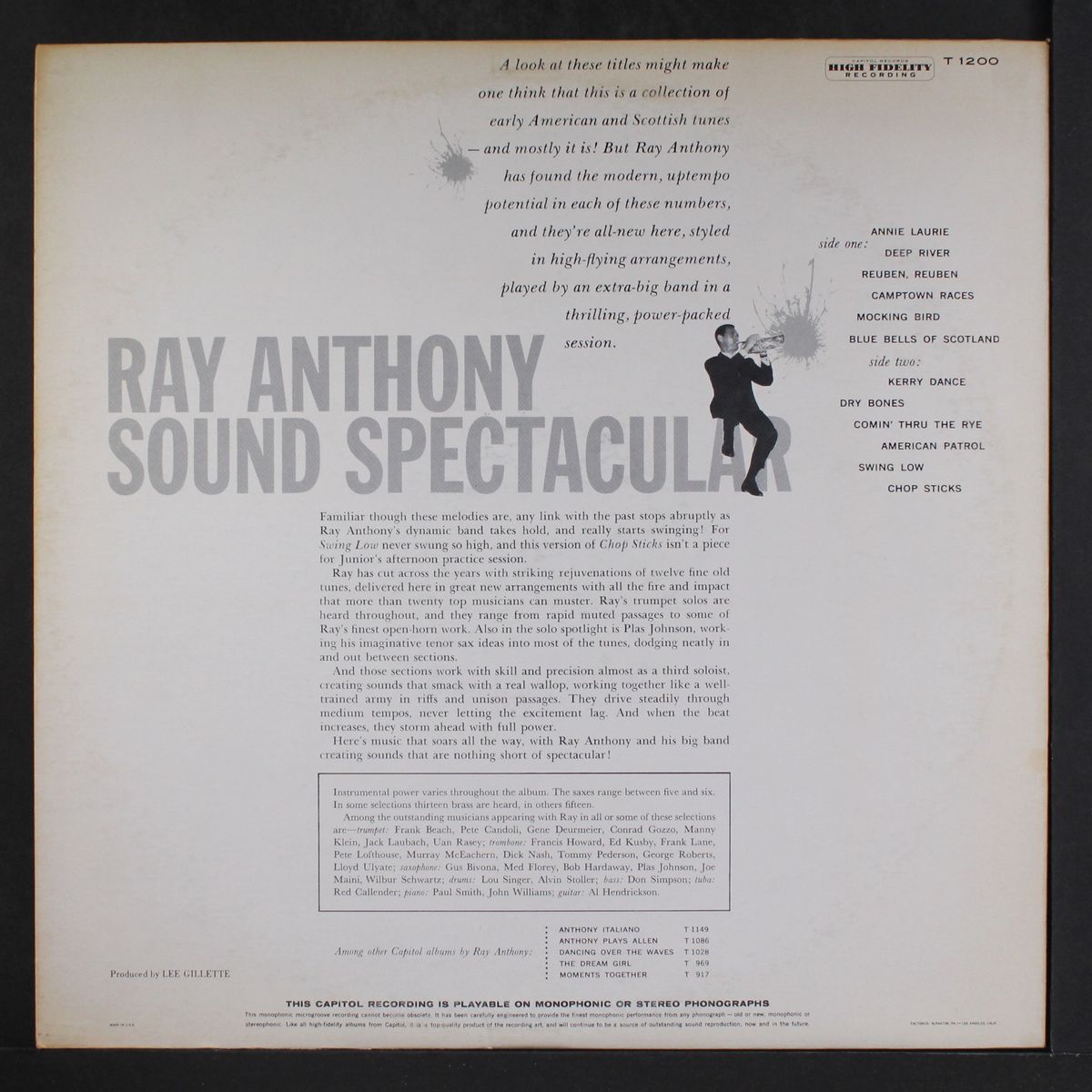 sound spectacular by RAY ANTHONY