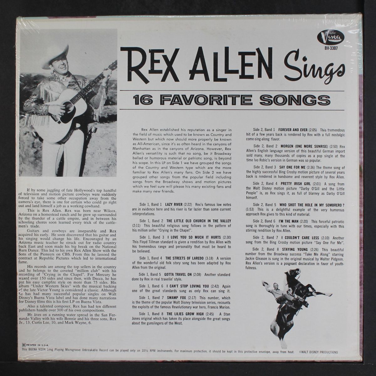 16 favorite songs by REX ALLEN