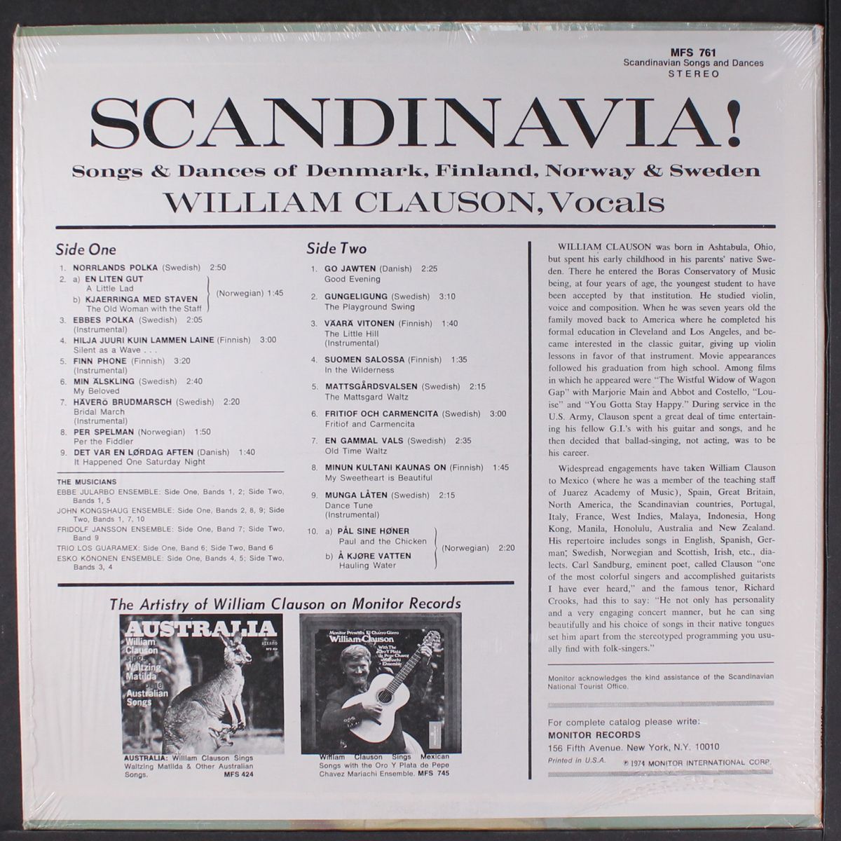 scandinavia! by WILLIAM CLAUSON