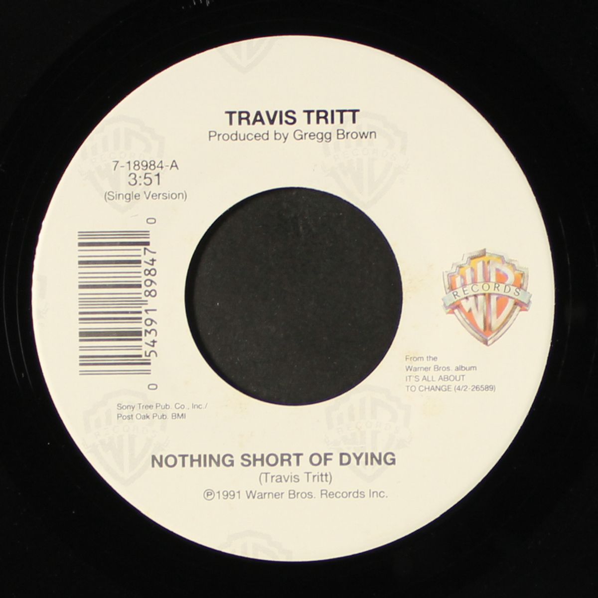 bible belt / nothing short of dying by TRAVIS TRITT