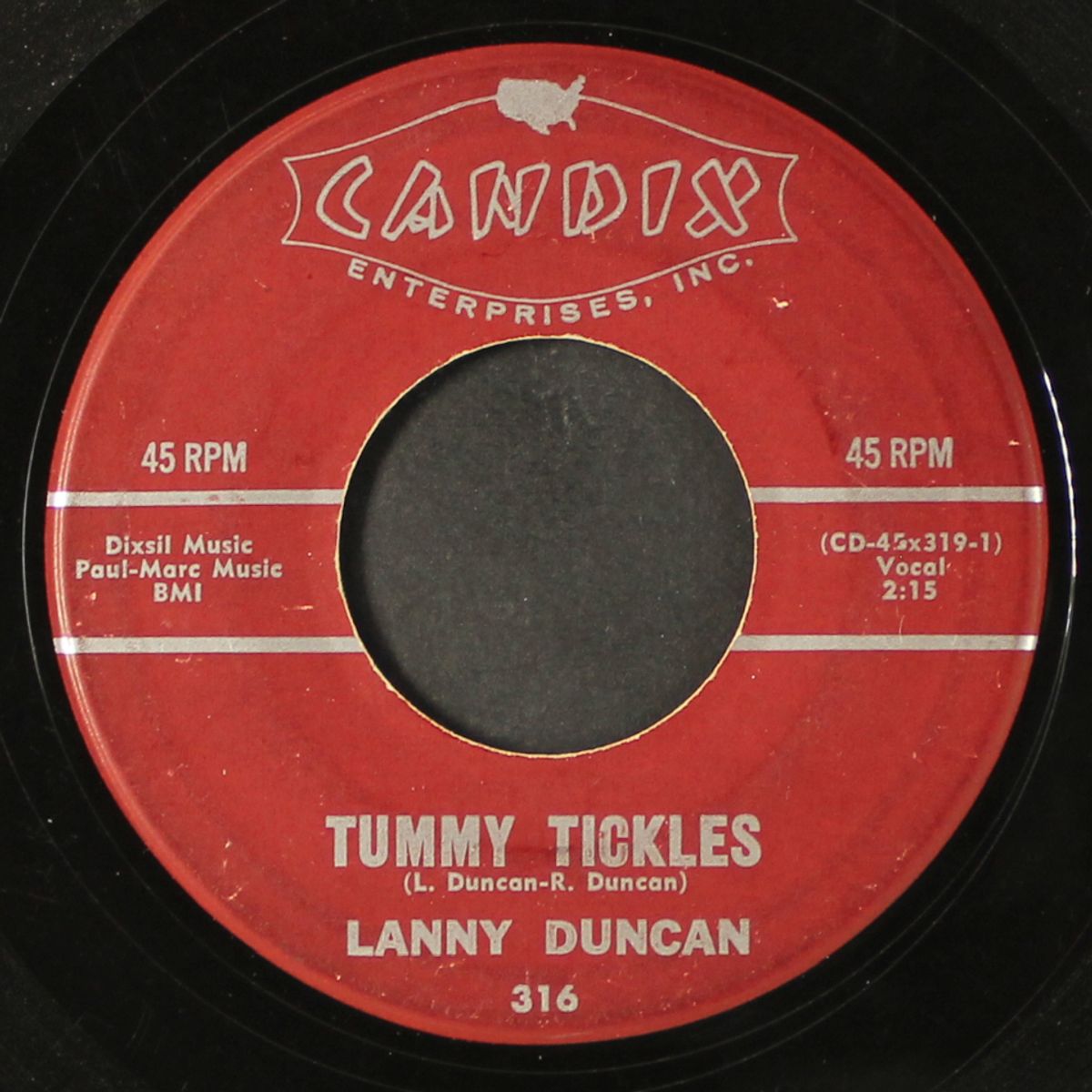 hold me, thrill me, kiss me / tummy tickles by LANNY DUNCAN