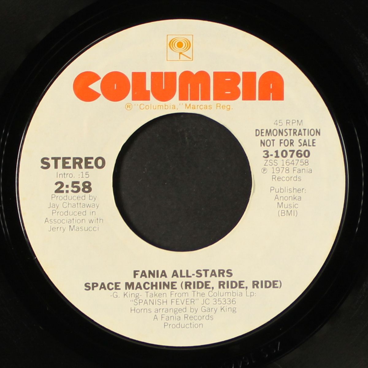 space machine (ride, ride, ride) / spanish fever by FANIA ALL-STARS