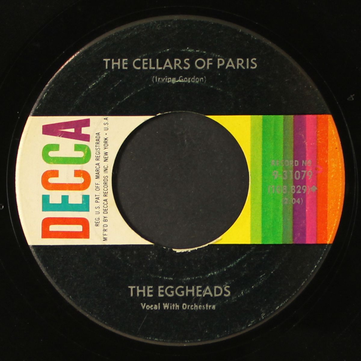 what did unda wear / the cellars of paris by EGGHEADS