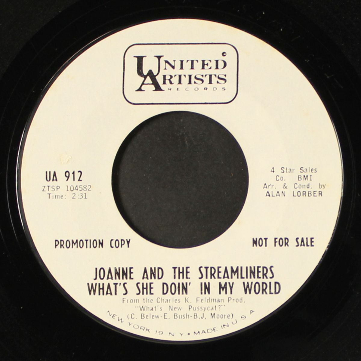 dance mamma, dance pappa, dance / what's she doin' in my world by JOANNE & STREAMLINERS
