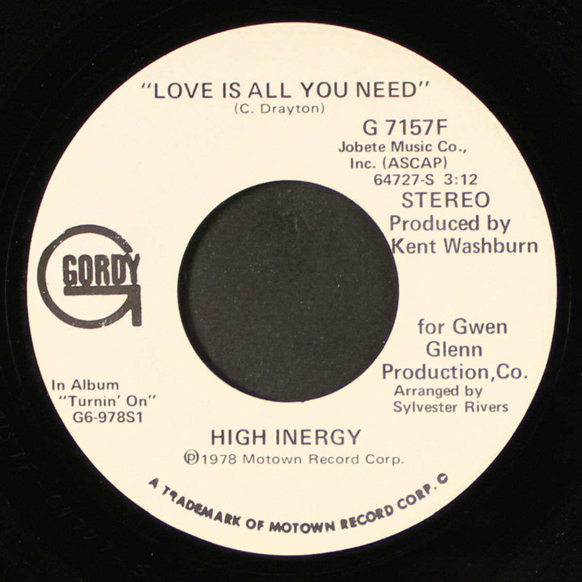 love is all you need / some kinda magic by HIGH INERGY