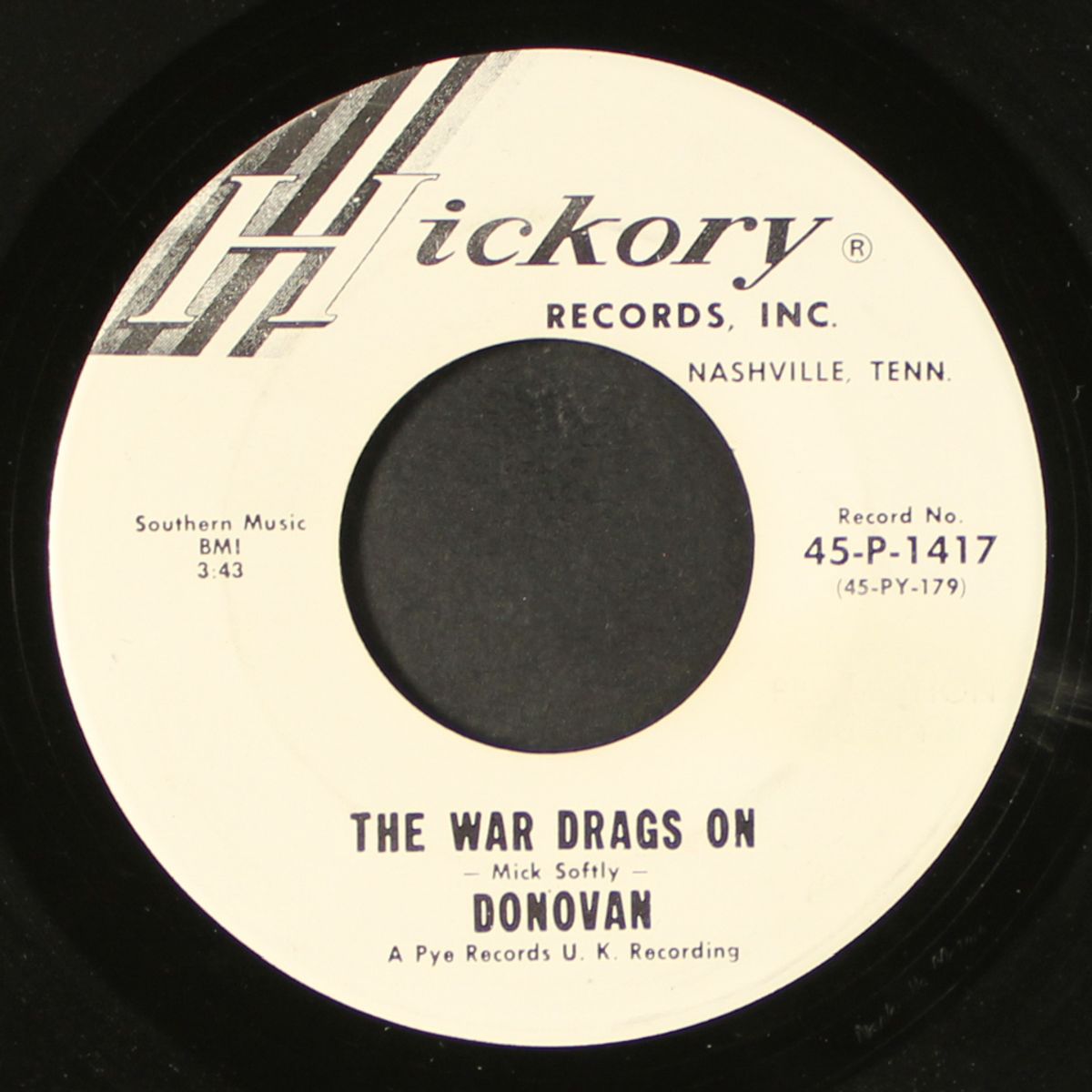hey gip / the war drags on by DONOVAN