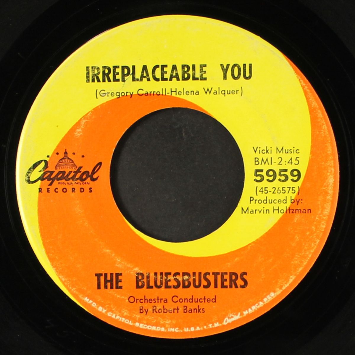 i've gotta get there / irreplaceable you by BLUESBUSTERS