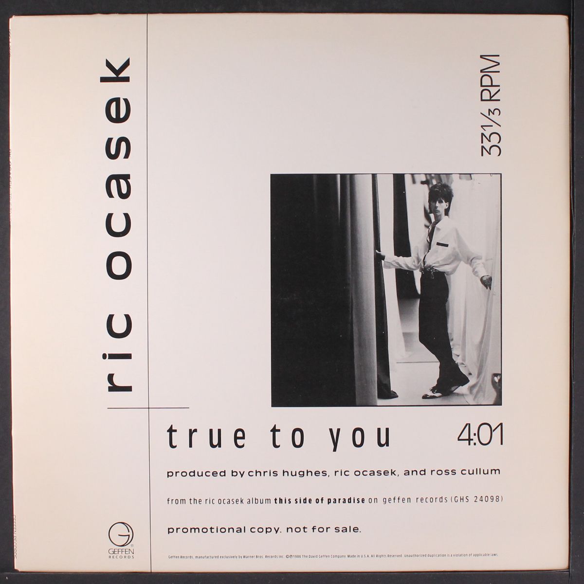 true to you / same by RIC OCASEK
