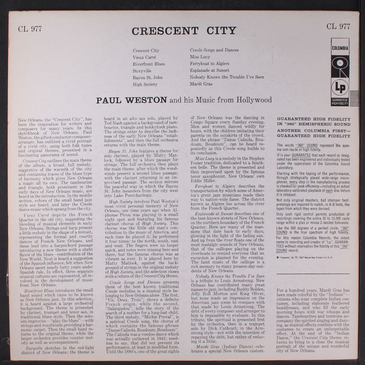 crescent city by PAUL WESTON