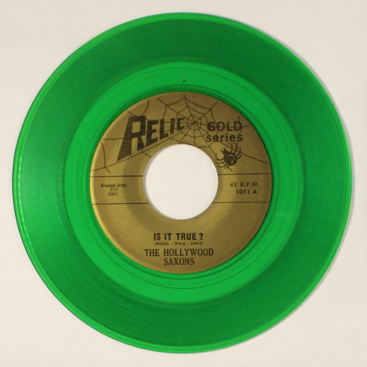 is it true? / rock & roll show by HOLLYWOOD SAXONS