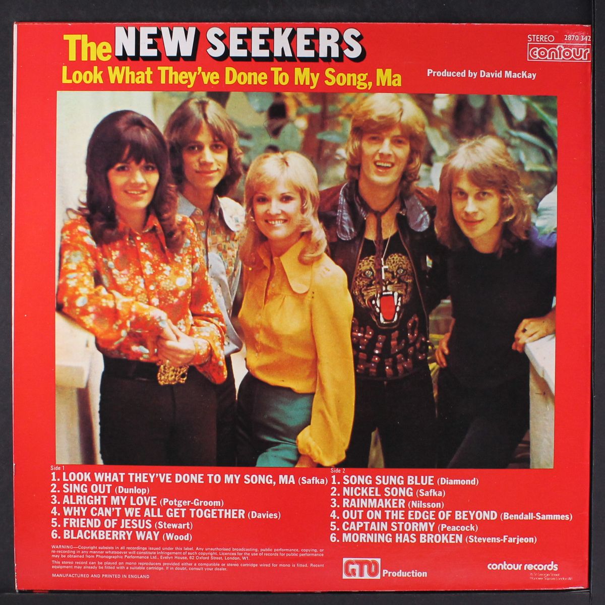 look what they've done to my song ma by NEW SEEKERS