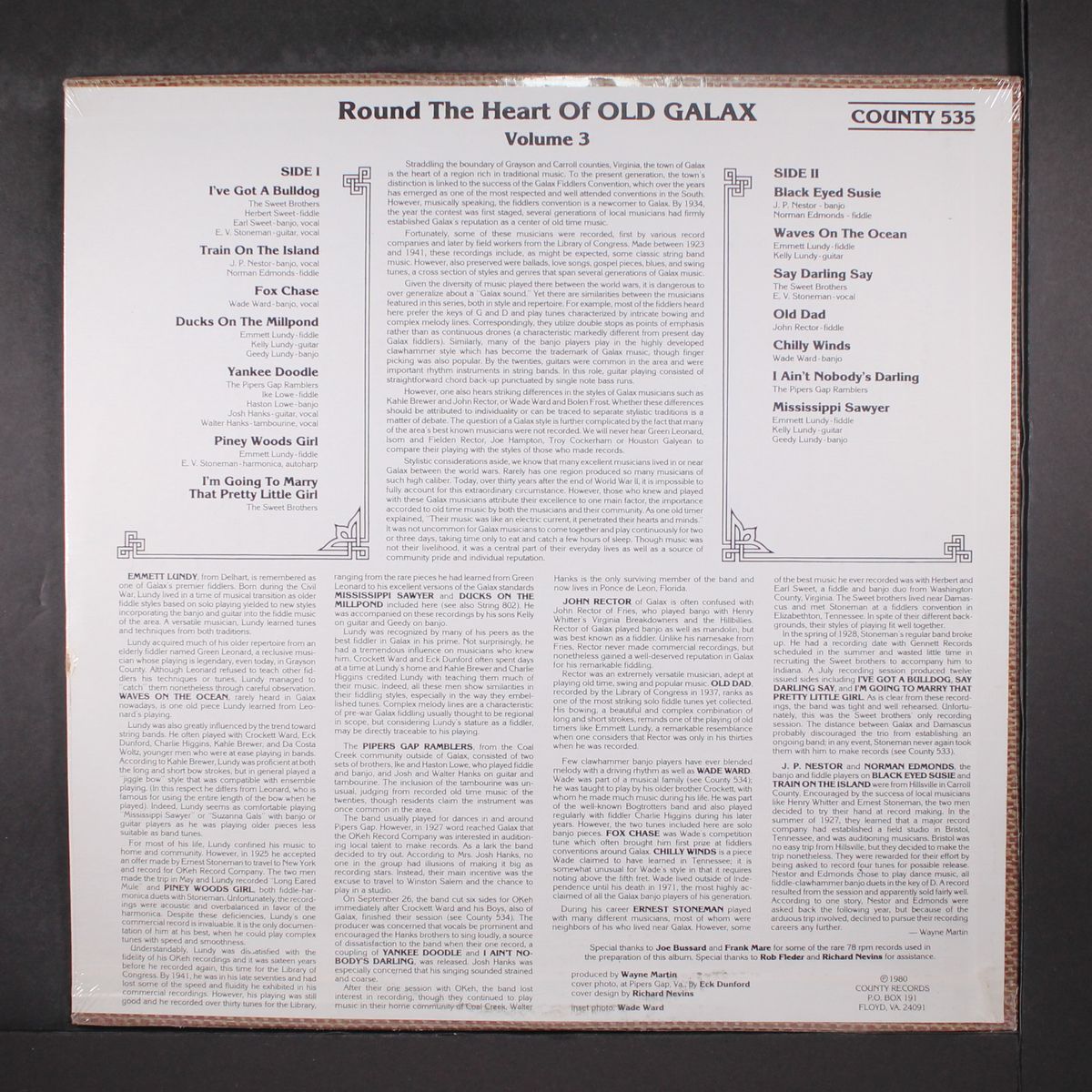 round the heart of old galax, vol. 3 by VARIOUS