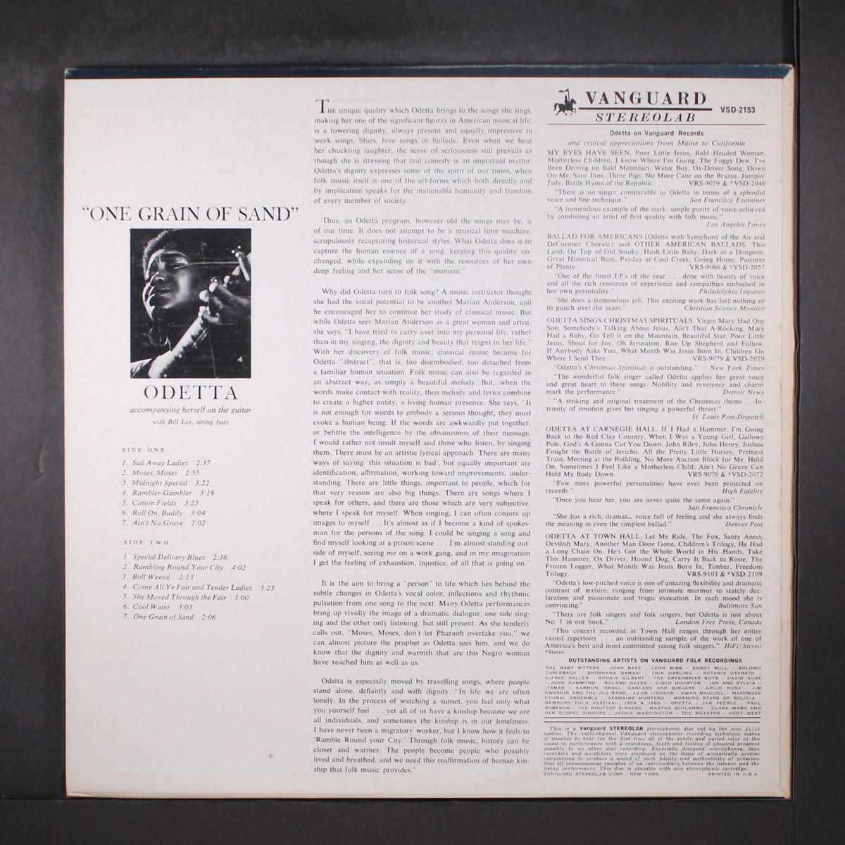 one grain of sand by ODETTA