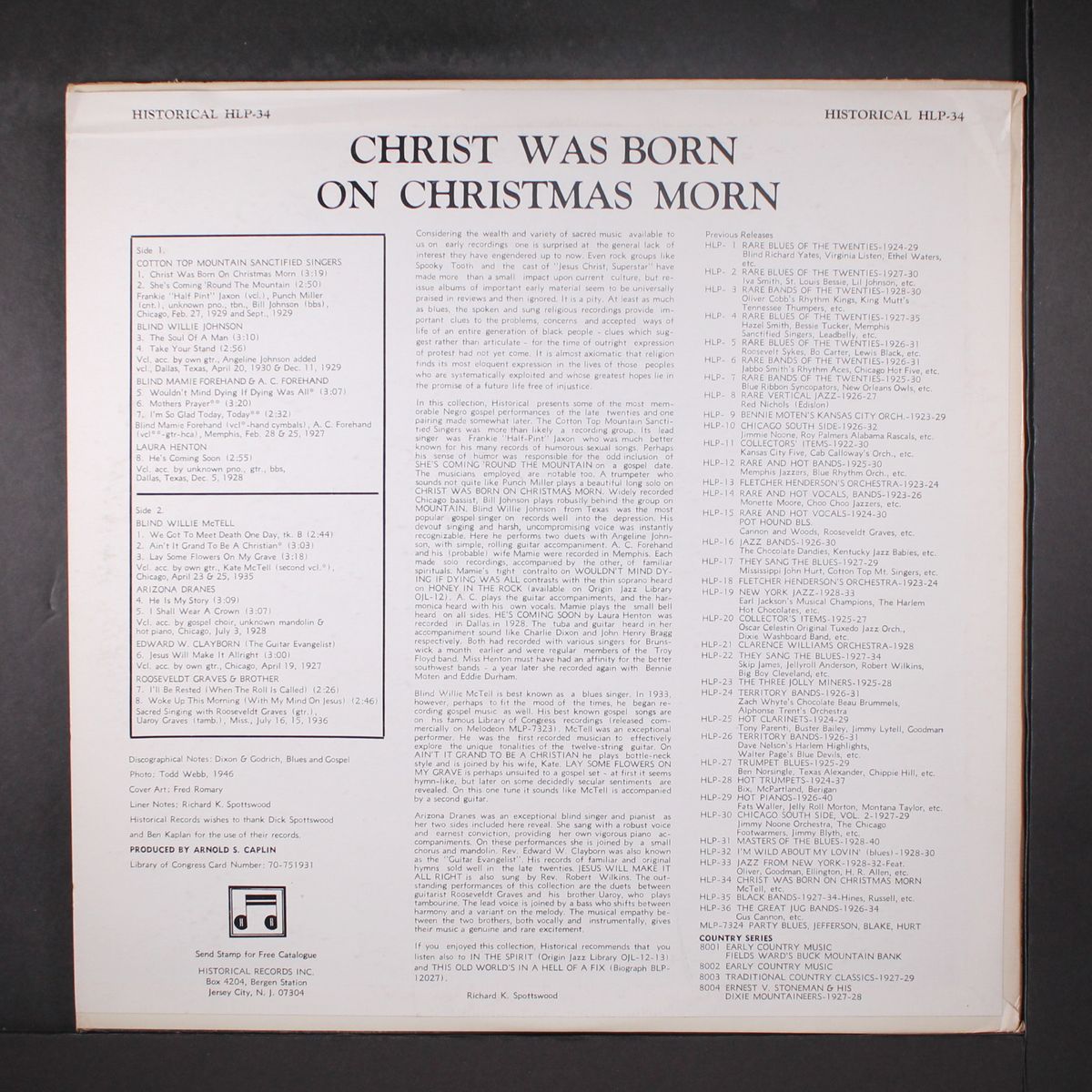 christ was born on christmas morn by VARIOUS