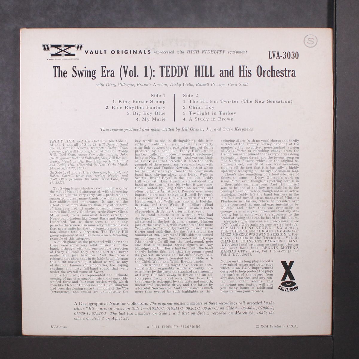 the swing era, vol. 1 by TEDDY HILL