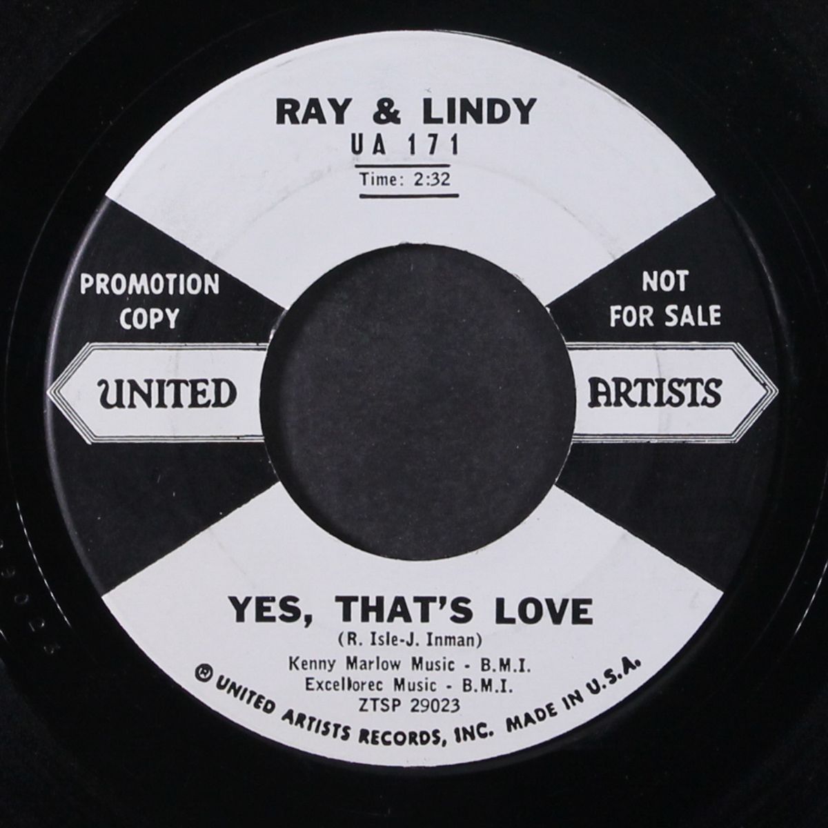 yes, that's love / angel love by RAY & LINDY