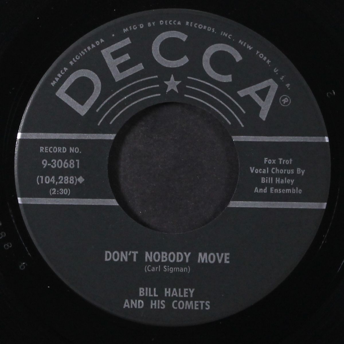 lean jean / don't nobody move by BILL HALEY & COMETS