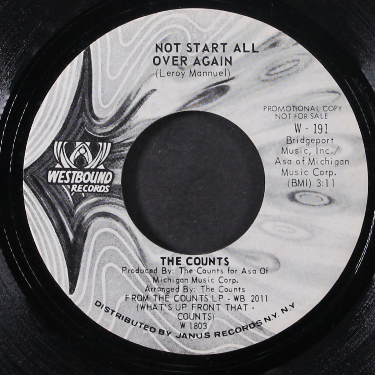 thinking single / why not start all over again by COUNTS