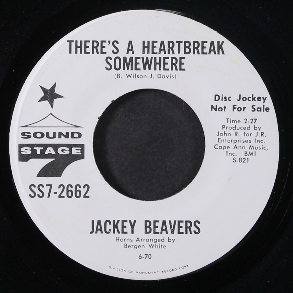 there's a heartbreak somewhere by JACKEY BEAVERS