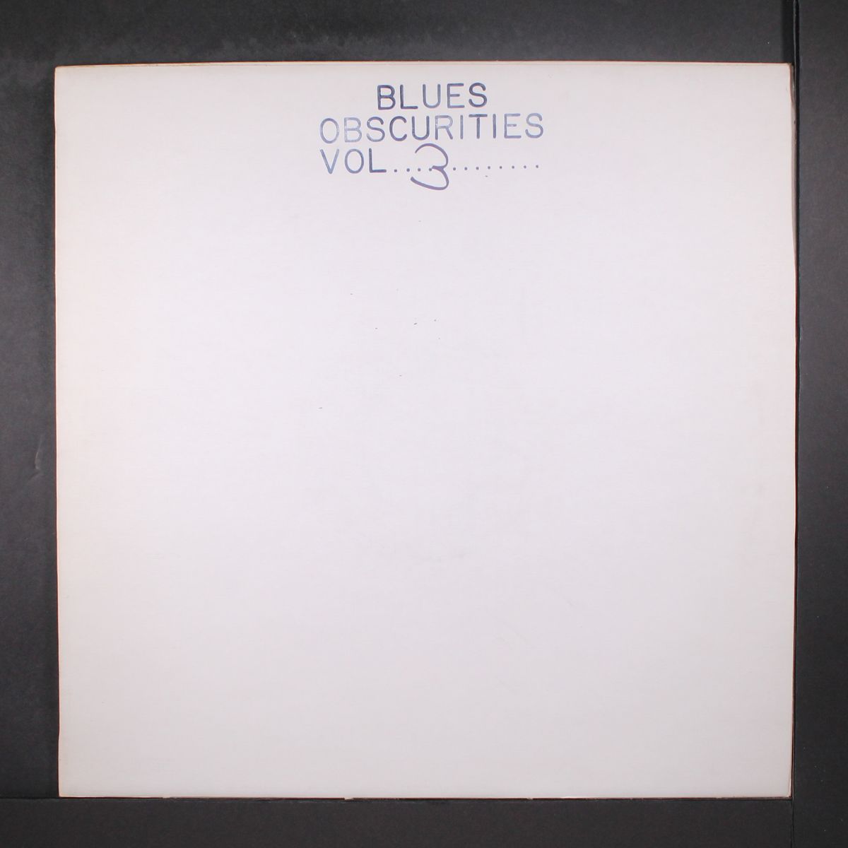 blues obscurities, vol. 3 the hurt is on by VARIOUS