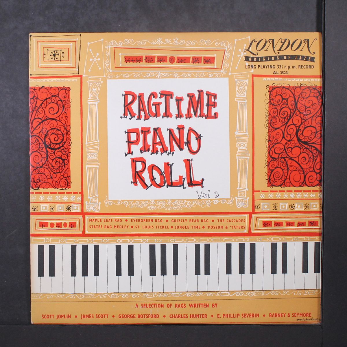 ragtime piano roll volume 2 by VARIOUS