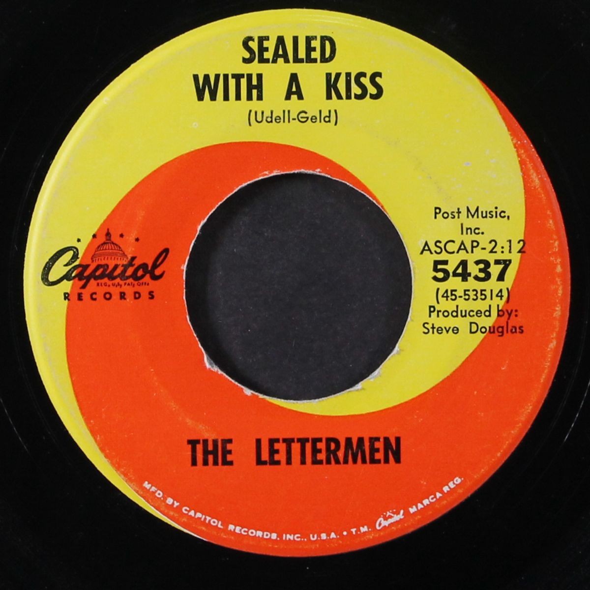 theme from a summer place / sealed with a kiss by LETTERMEN