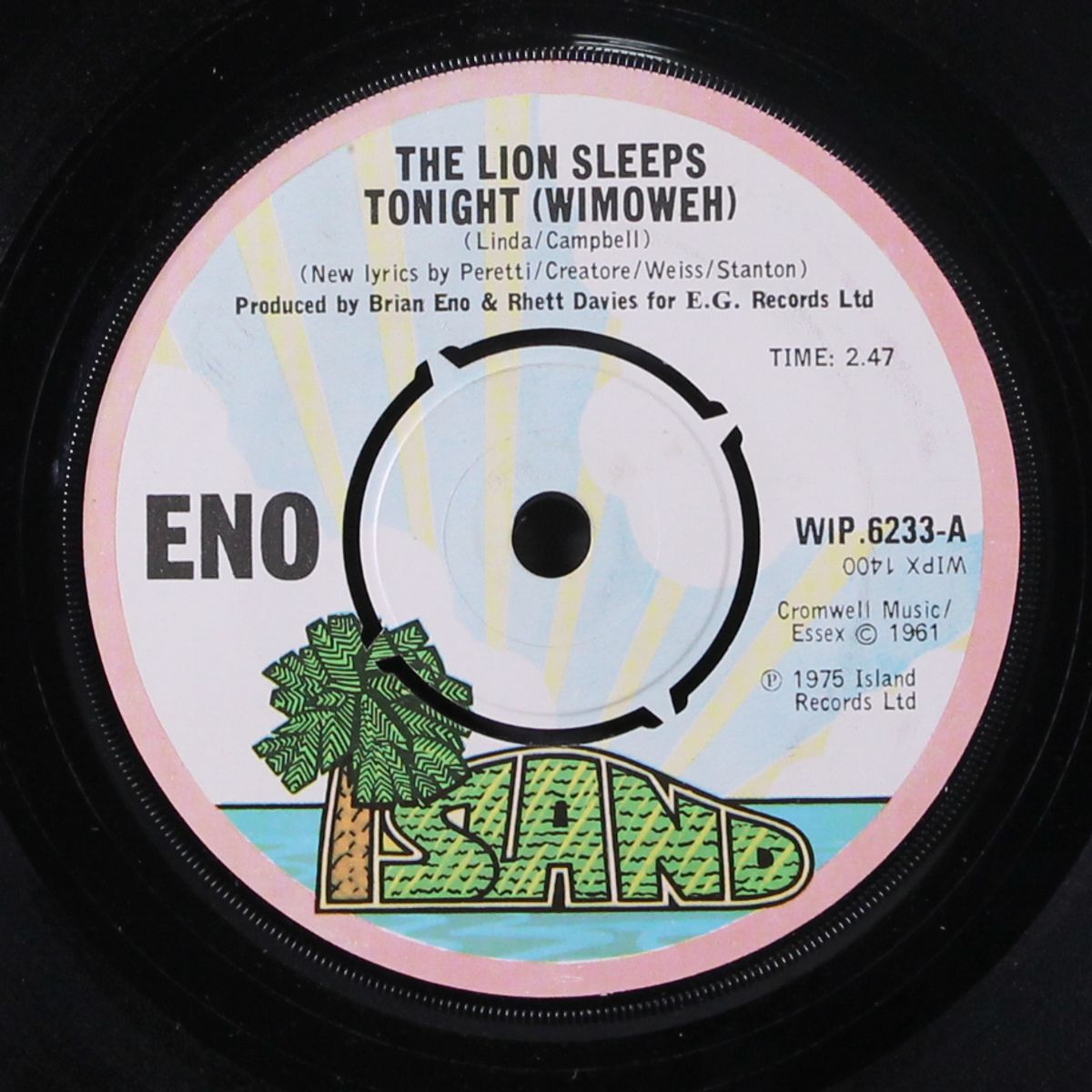 lion sleeps tonight / i'll come running by ENO