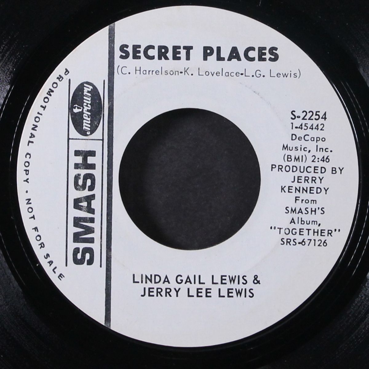 roll over beethoven / secret places by LINDA GAIL LEWIS & JERRY LEE LEWIS