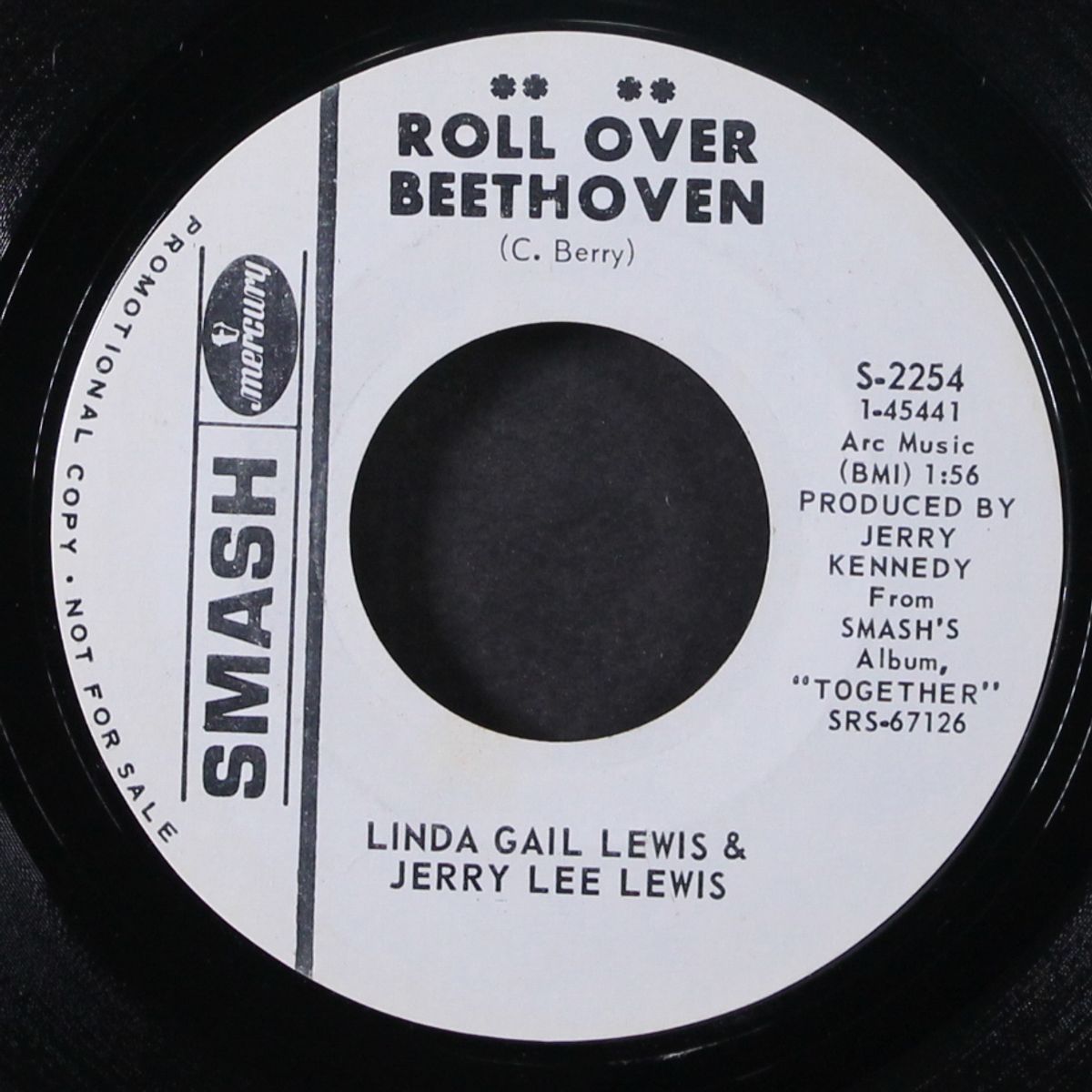 roll over beethoven / secret places by LINDA GAIL LEWIS & JERRY LEE LEWIS