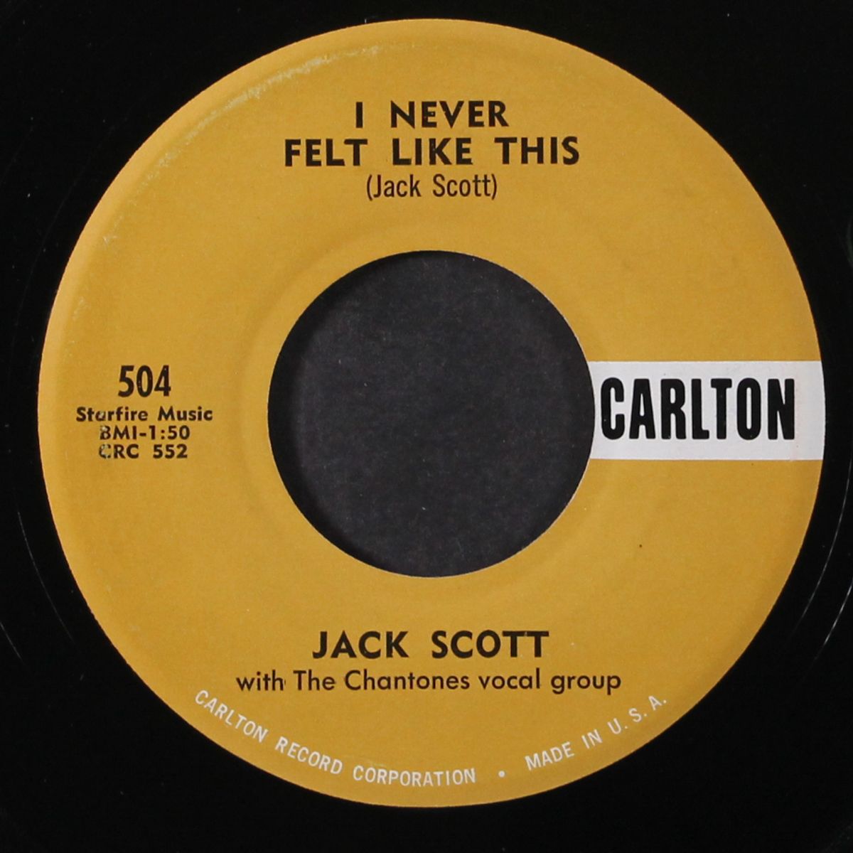 i never felt like this / bella by JACK SCOTT