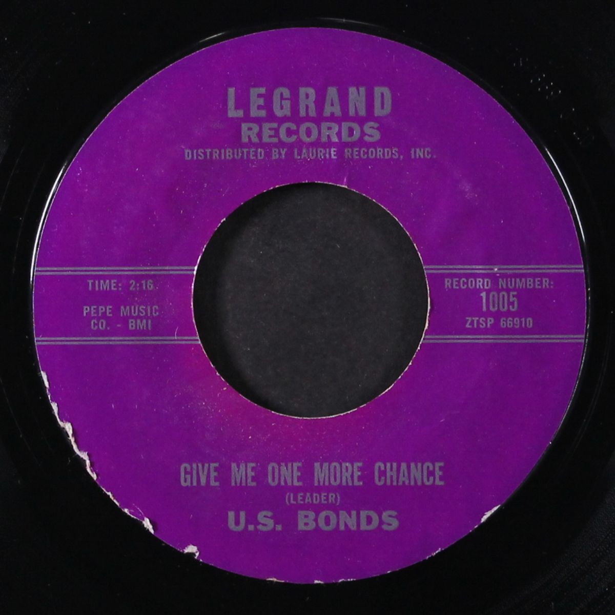 not me / give me one more chance by GARY 'U.S.' BONDS