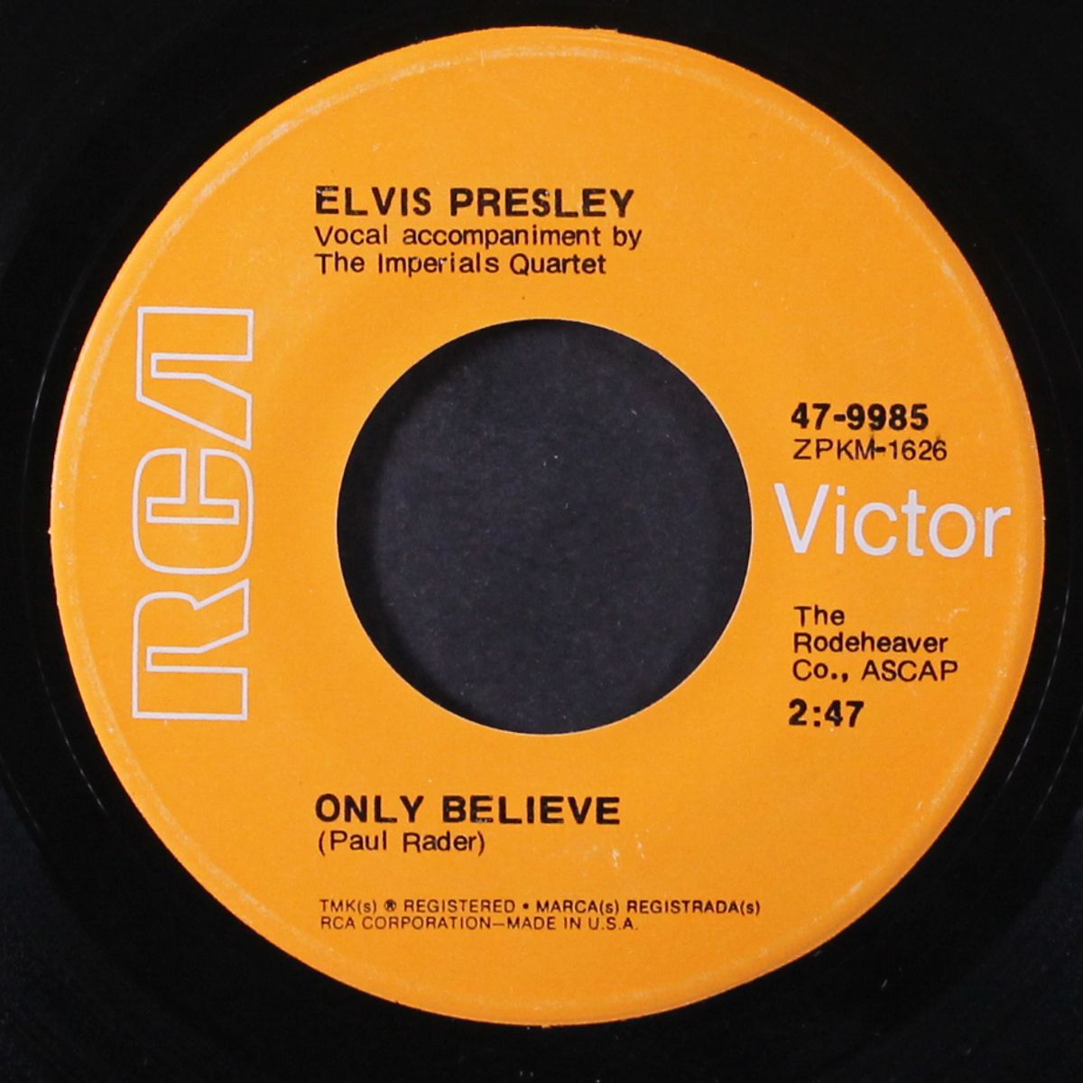 life / only believe by ELVIS PRESLEY