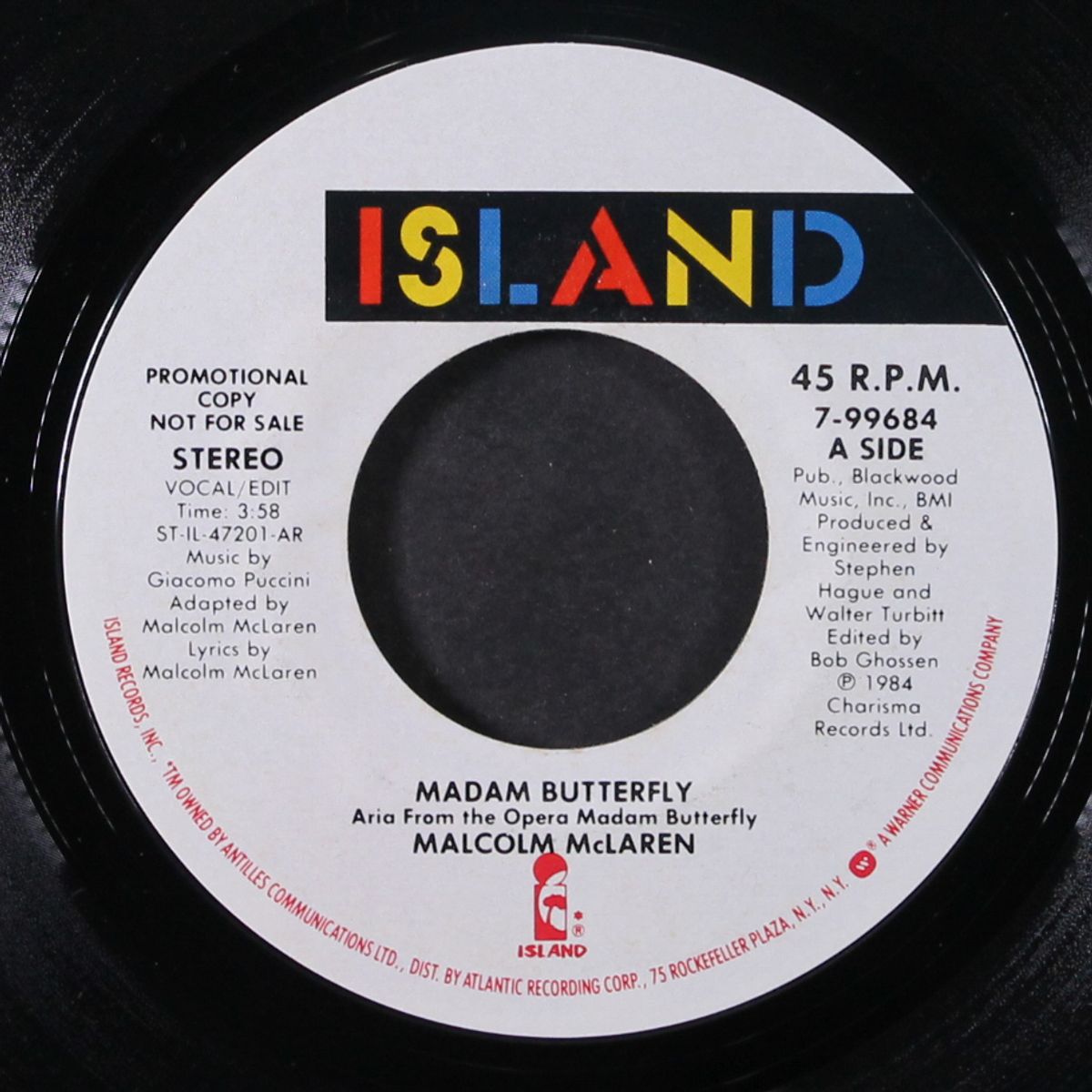 madam butterfly / same by MALCOLM MCLAREN