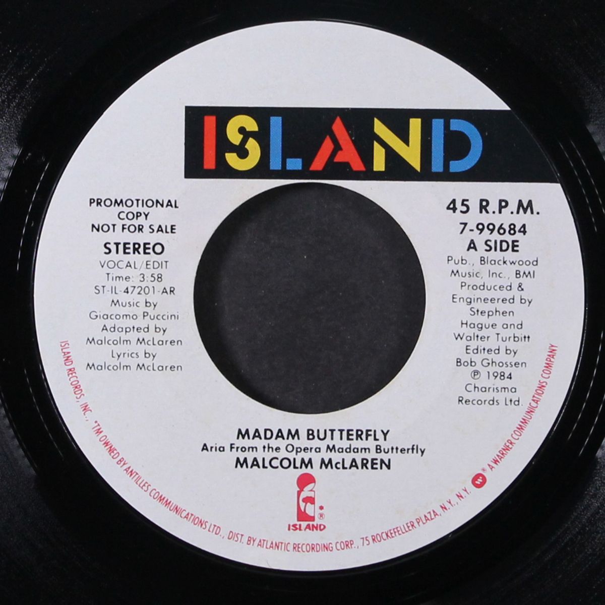 madam butterfly / same by MALCOLM MCLAREN