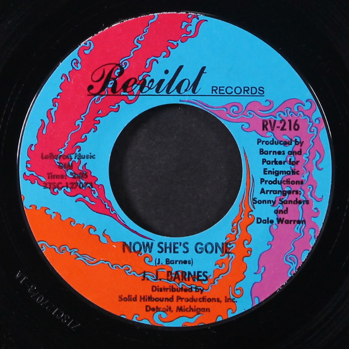 now she's gone / hold on to it by J.J. BARNES