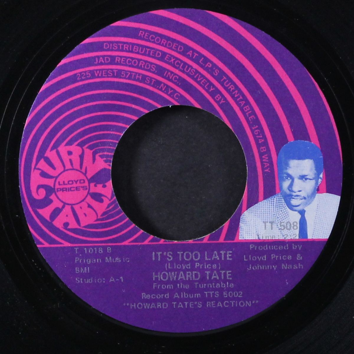 my soul's got a hole in it / it's too late by HOWARD TATE