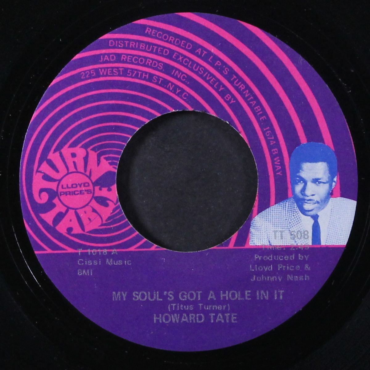 my soul's got a hole in it / it's too late by HOWARD TATE
