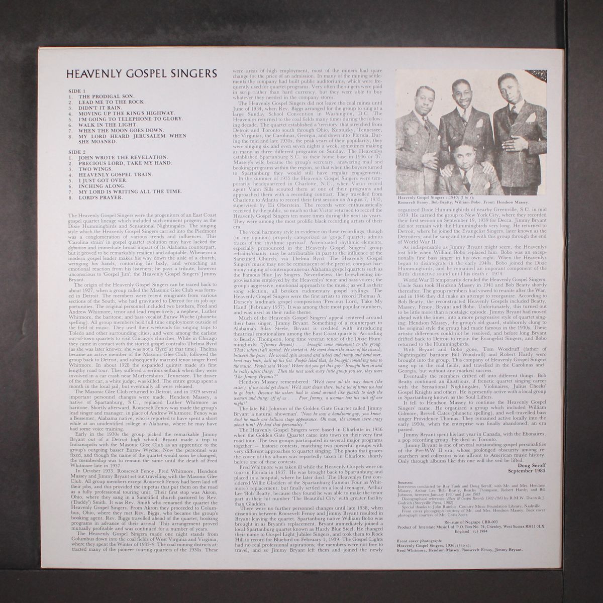 heavenly gospel singers by HEAVENLY GOSPEL SINGERS
