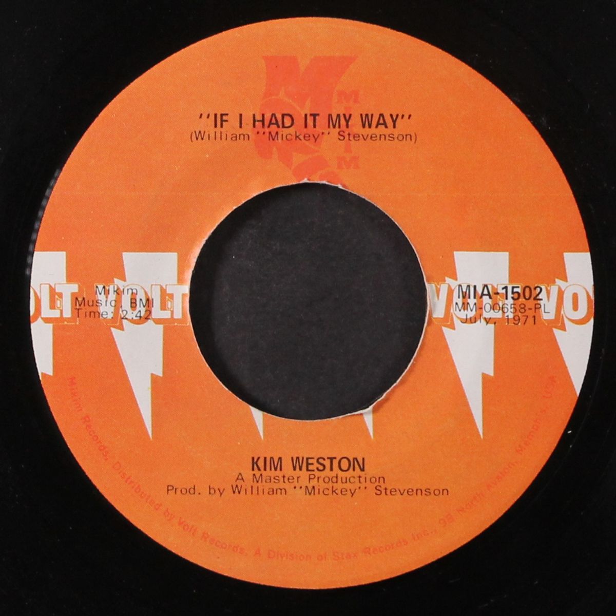 if i had it my way / gonna be alright by KIM WESTON