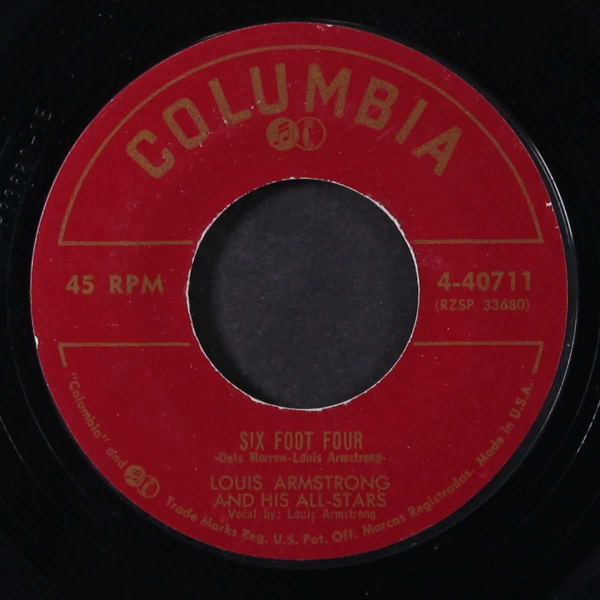six foot four / the faithful hussar by LOUIS ARMSTRONG