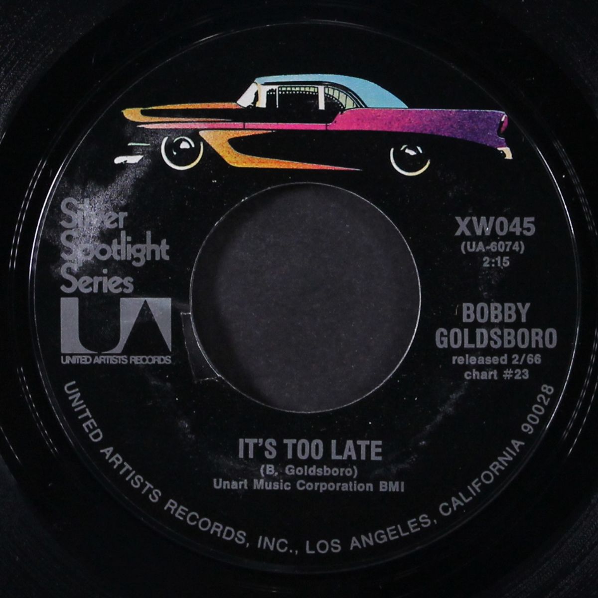 it's too late / voodoo woman by BOBBY GOLDSBORO