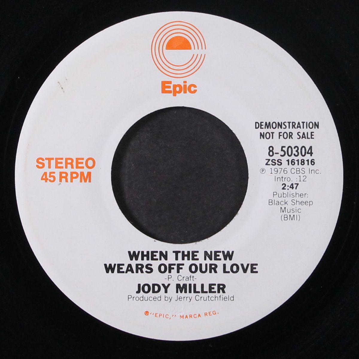 when the new wears off our love / mono by JODY MILLER