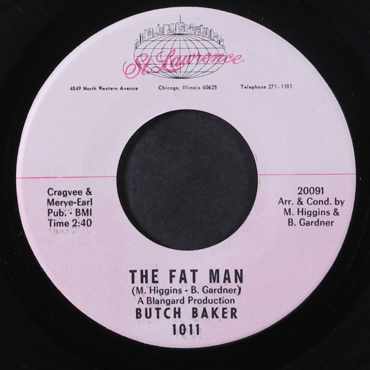 working at the go go / the fat man by BUTCH BAKER