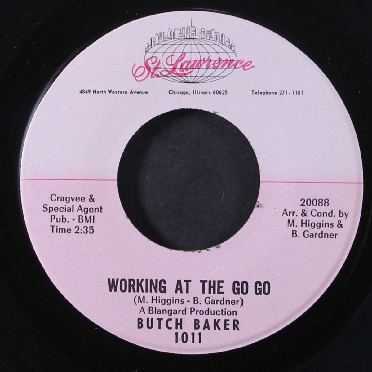 working at the go go / the fat man by BUTCH BAKER