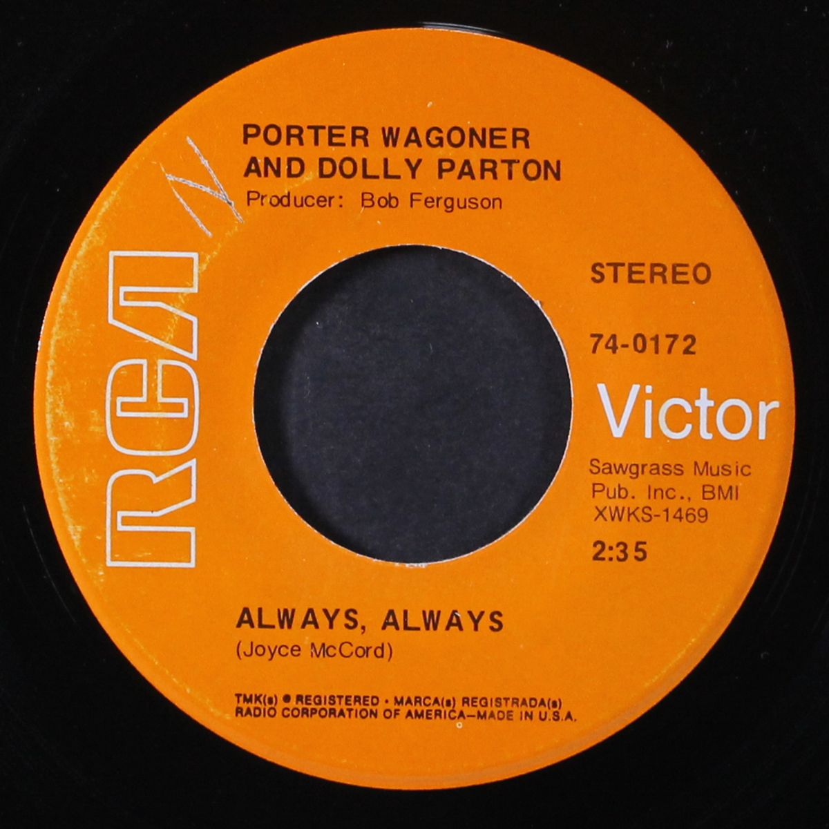 always, always / no reason to hurry home by PORTER WAGONER & DOLLY PARTON