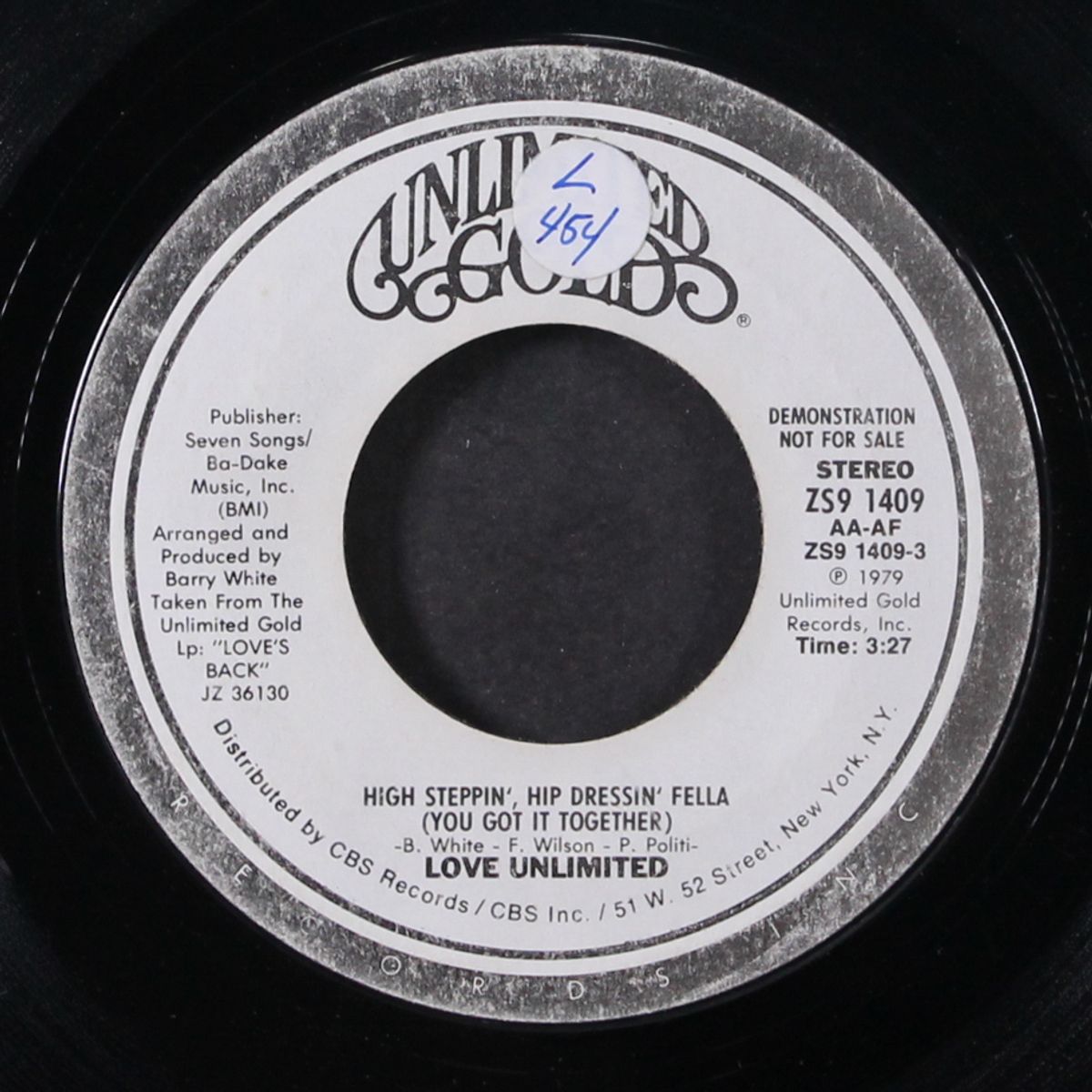 high steppin', hip dressin' fella / same by LOVE UNLIMITED