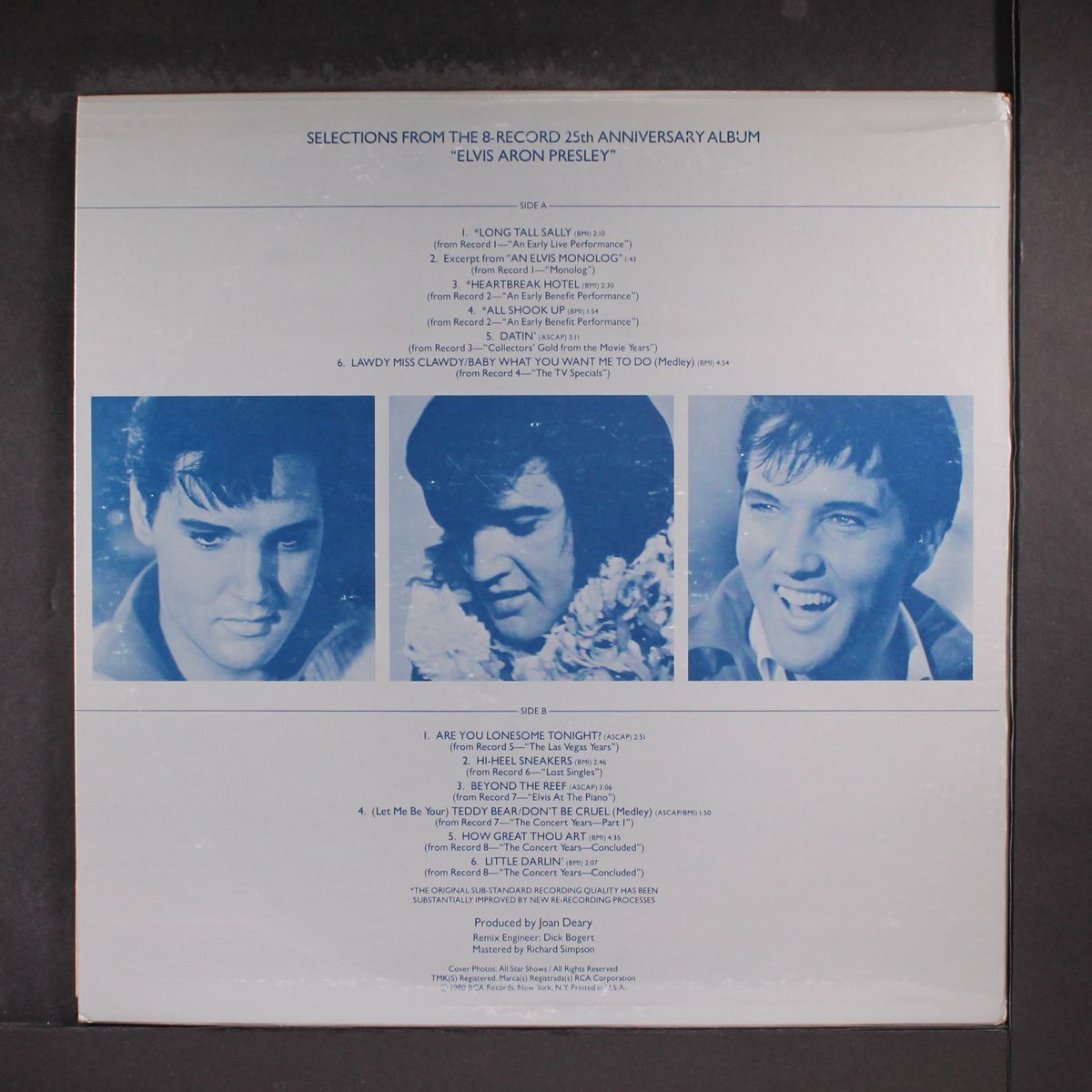 excerpts from 25th anniversary album by ELVIS PRESLEY
