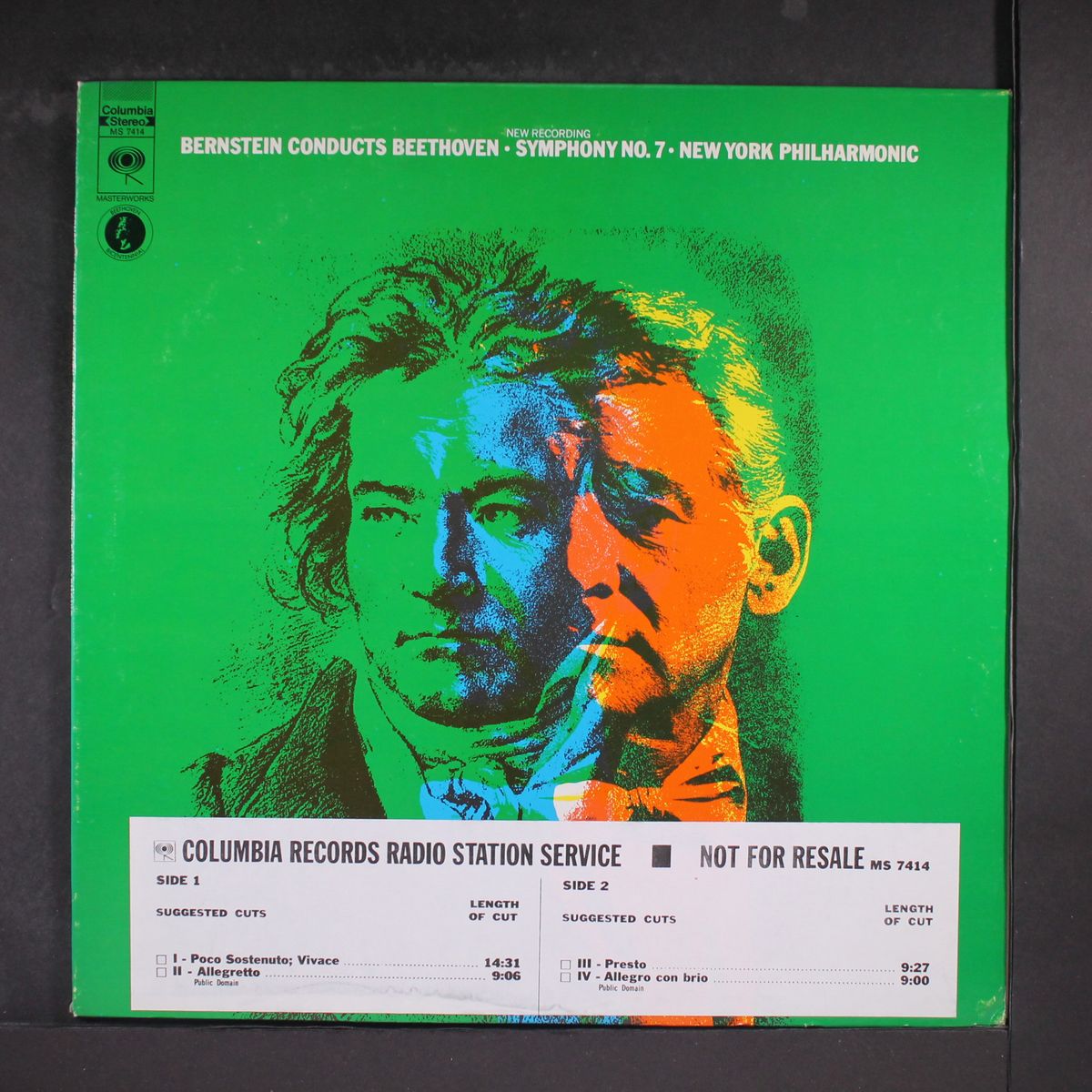 beethoven: symphony no. 7 by BERNSTEIN