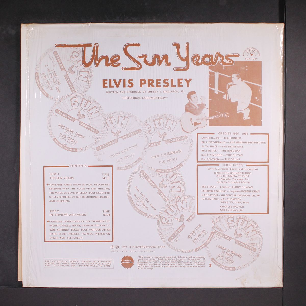 the sun years by ELVIS PRESLEY