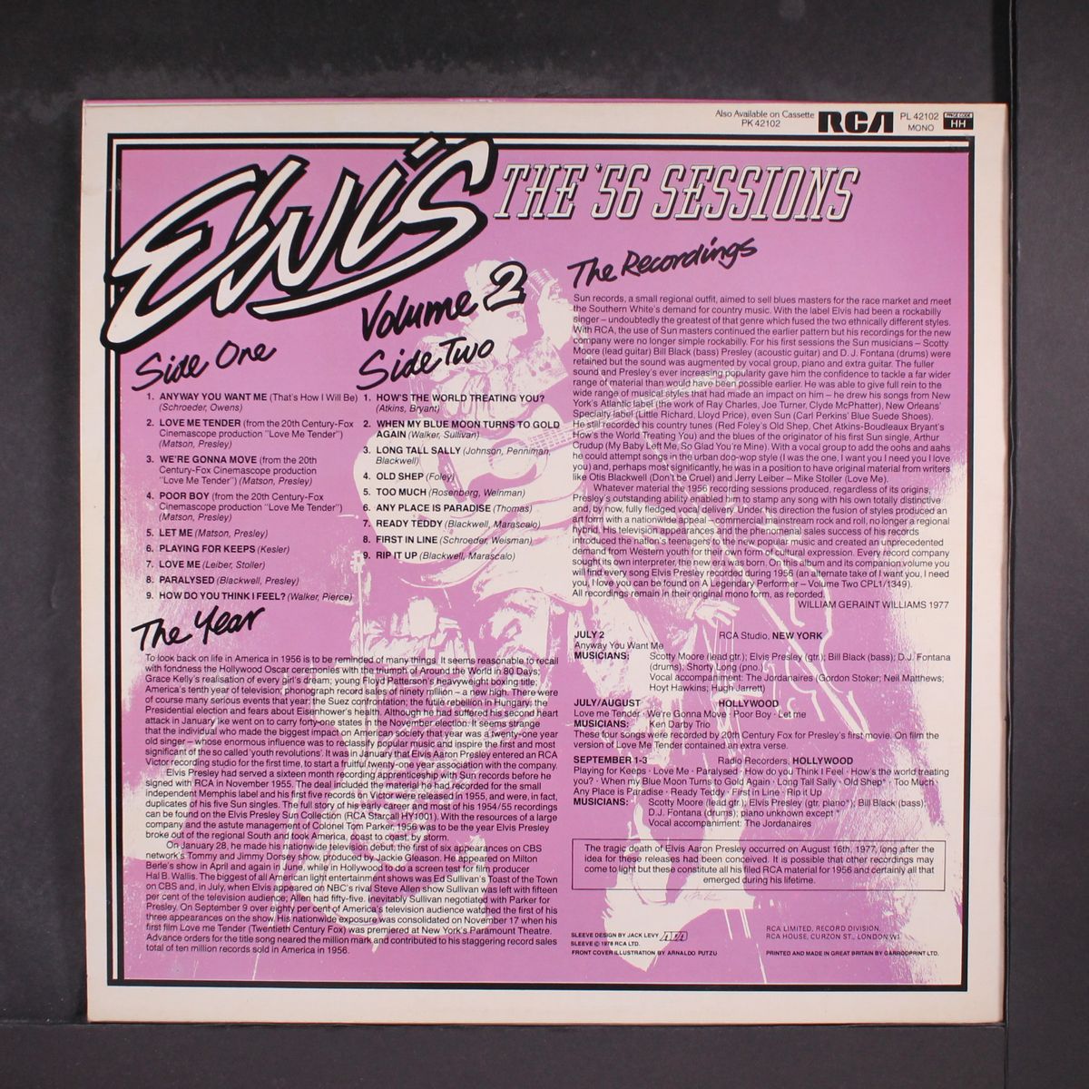 the '56 sessions vol. 2 by ELVIS PRESLEY